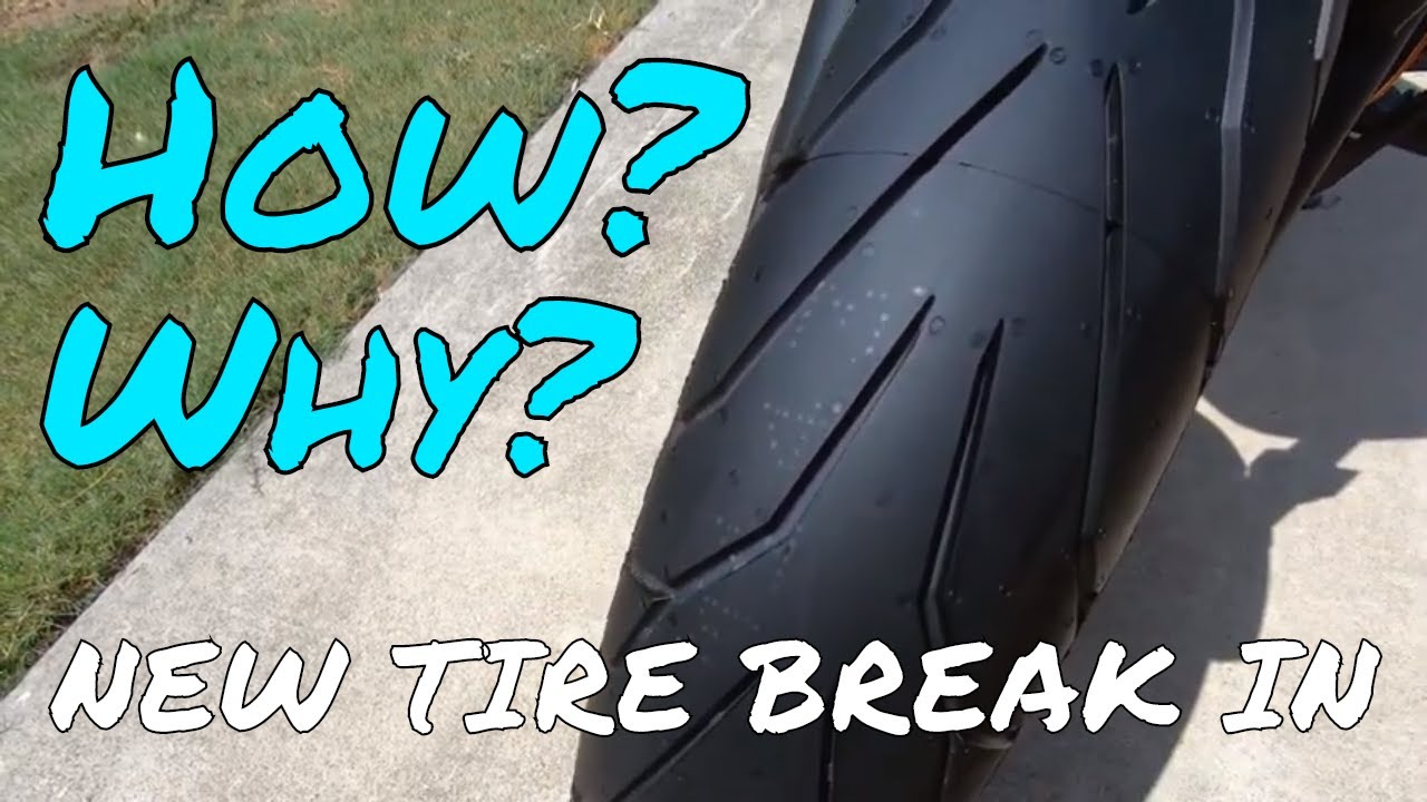 New Motorcycle Tire Break In - How to & why it's so important - Shown on a Kawasaki Vulcan S 650