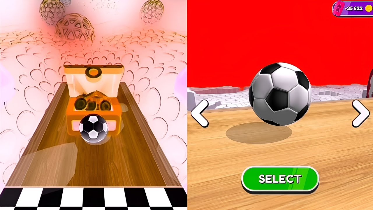 ⚽⚽⭕Going Balls Vs Reverse Video SpeedRun Gameplay🔥Part 2033