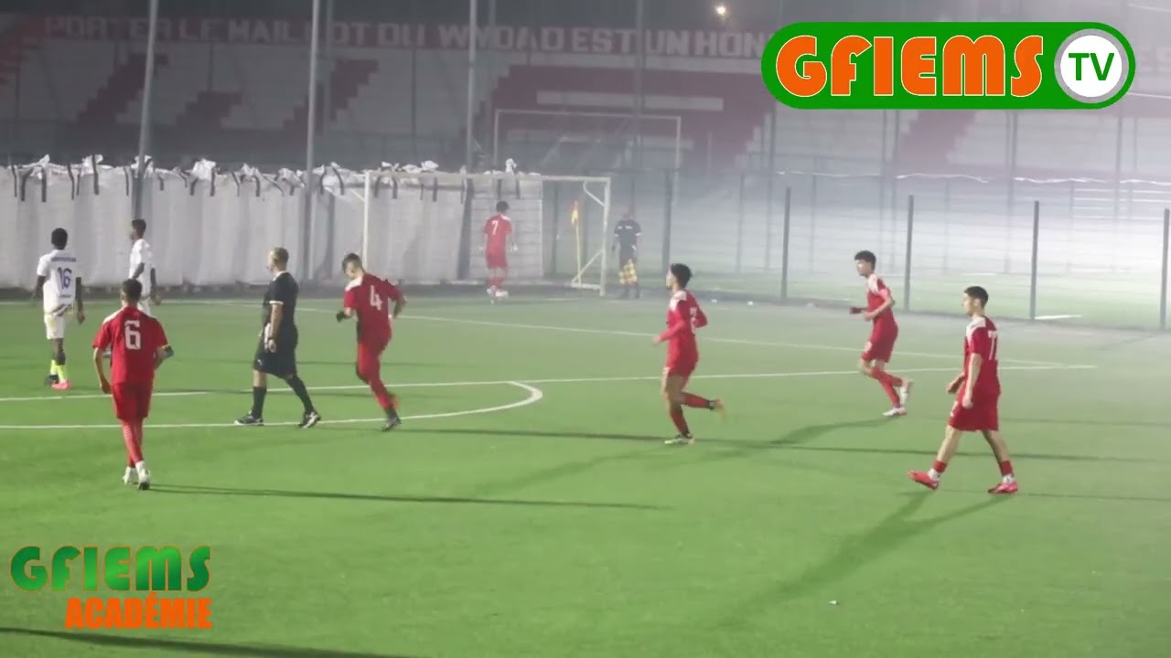 CHAMPIONNAT CHALLENGER U19 9ème  JOURNÉE WYDAD VS GFIEMS ACADÉMIE VICTOIRE DE GFIEMS 1 CONTRE 0