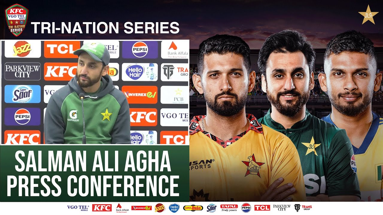 Pakistan captain Salman Ali Agha press conference | T20I Tri-Nation Series