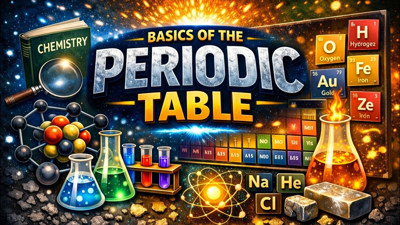 Basics of Periodic Table | Class 10 Chemistry | Easy Explanation for Beginners