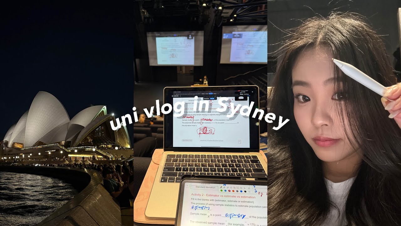 vlog101 Living alone in Sydney｜在雪梨大學的第一場期中考、極限備考日常、台灣朋友過來玩！VLOG。