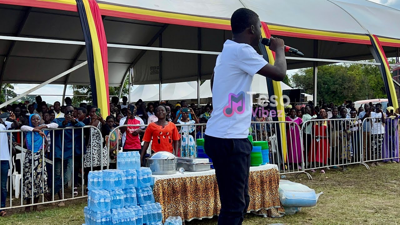 Josh Rash performing at Ateker Cultural Festival