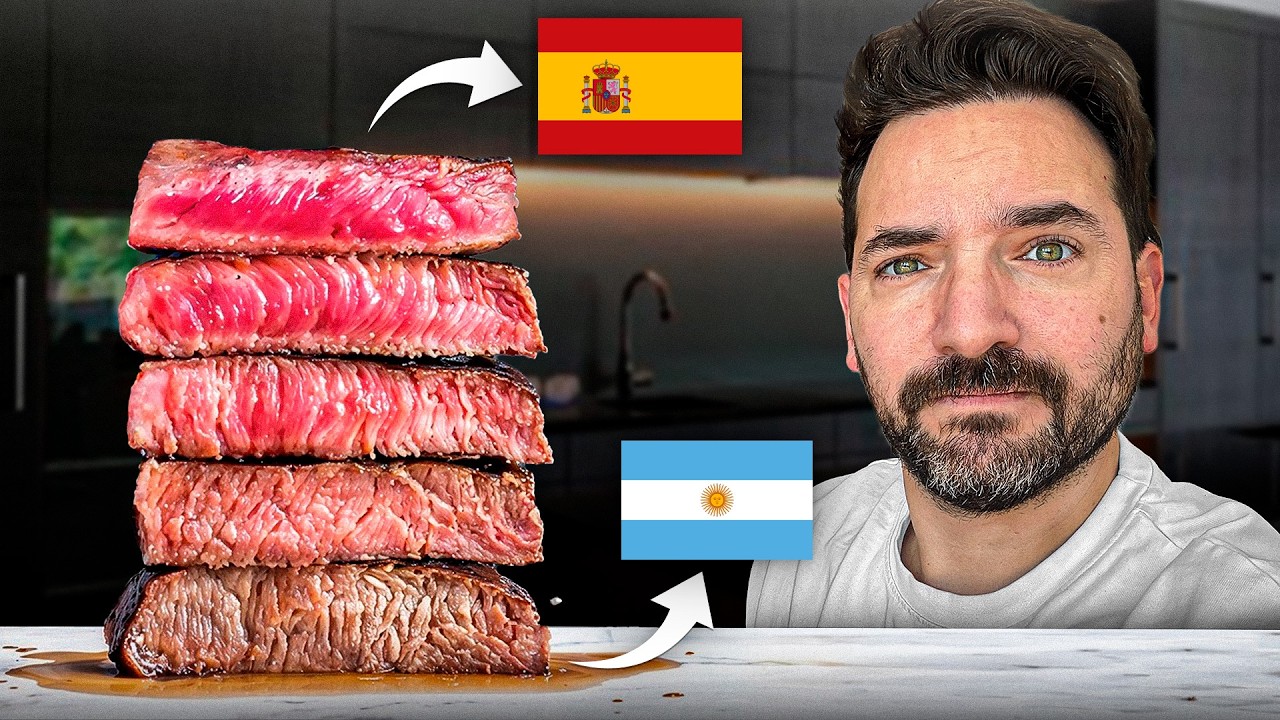 PORQUÉ en ESPAÑA comen la CARNE CRUDA? Probé TODOS los puntos de cocción