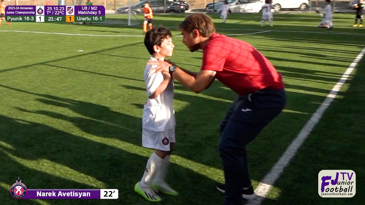 Pyunik 16-3 (2-3) Urartu 16-1 (25.10.23) 2023-24 AJC U8/M2, Matchday 5