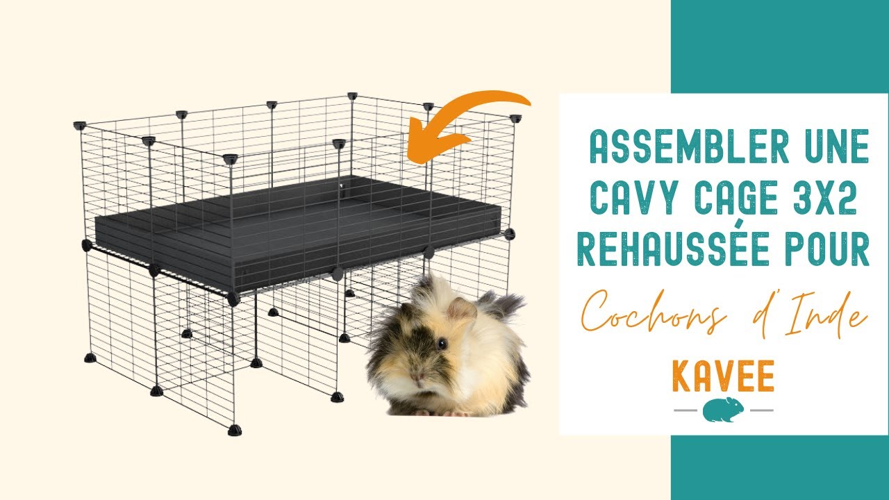 [FR] TUTO : Assemblage d'une cavy cage KAVEE 3x2 rehaussée