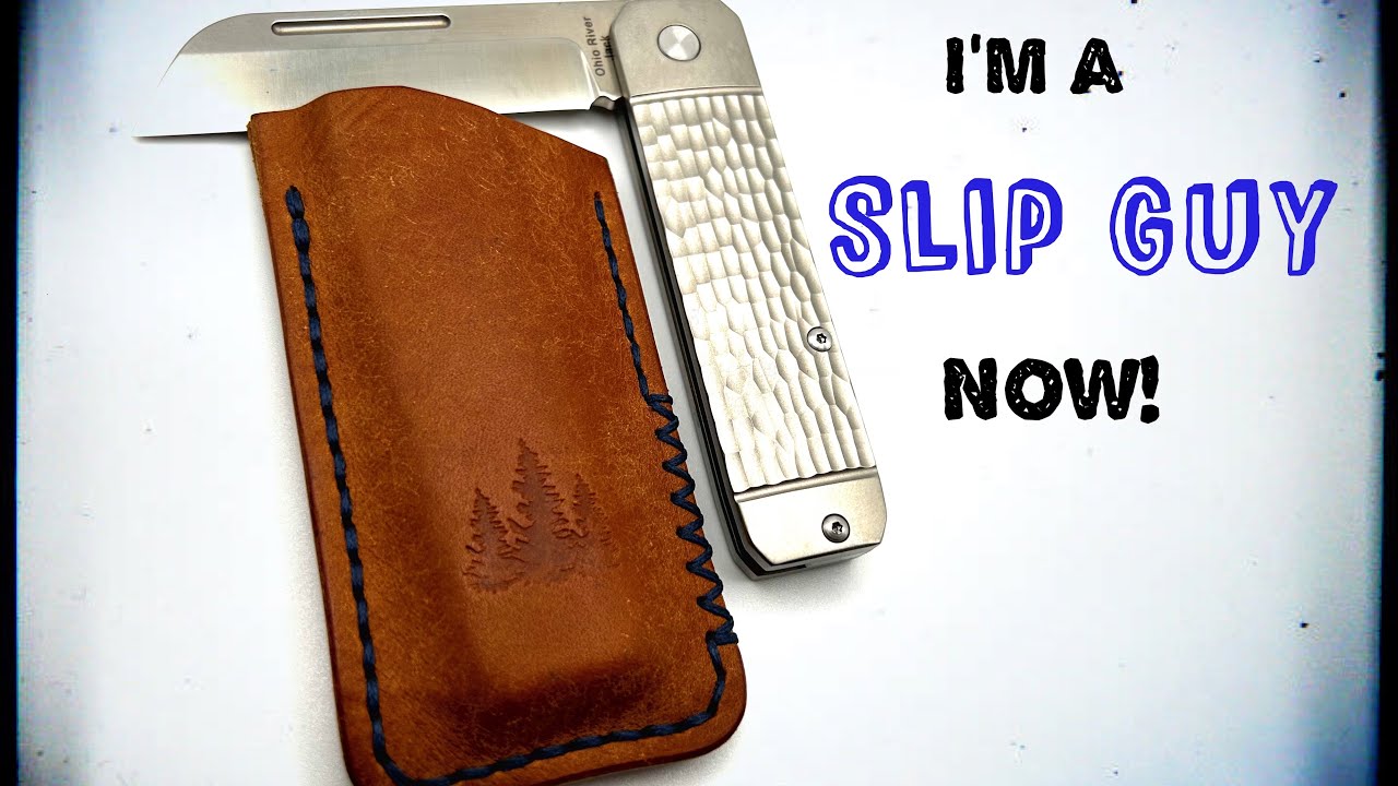 Checking Out My New Slip from Northwoods Leatherworks!