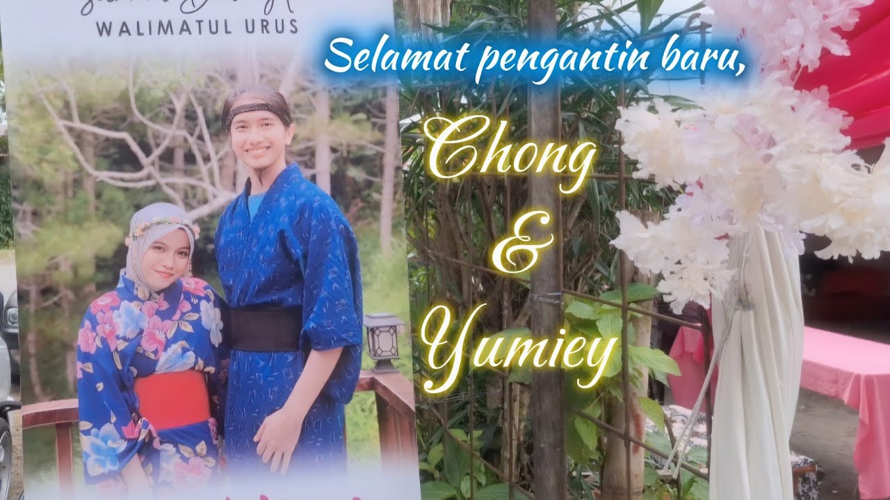 Chong & yumiey Nikah Di Masjid Bongawan ( part 1 )