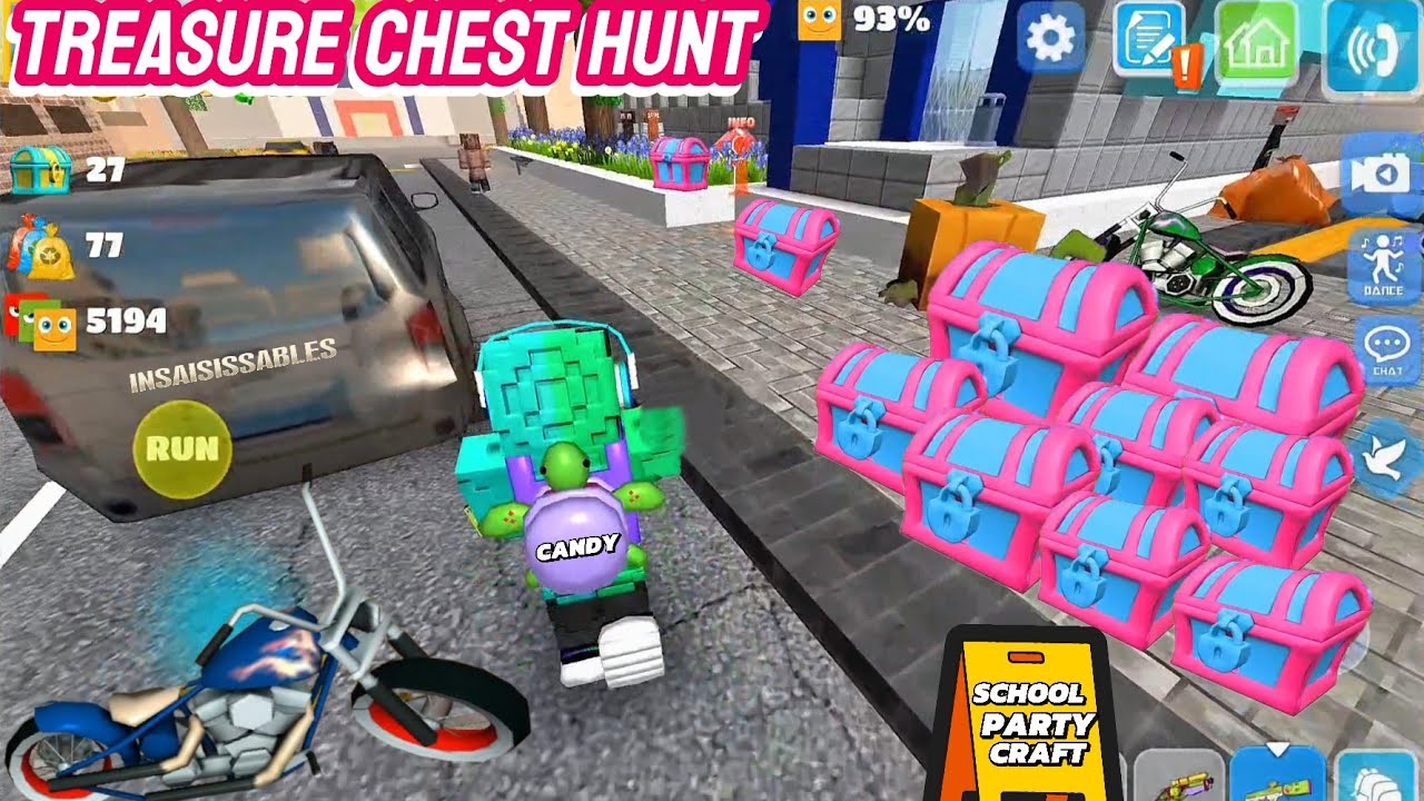 Party Craft Chest Hunting Gameplay | Gold Coins & Random Loot Adventure