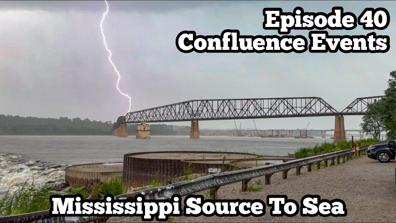 Missouri River Confluence! Chain of Rocks! Big Storm! Mississippi Source to Sea Paddle Ep 40