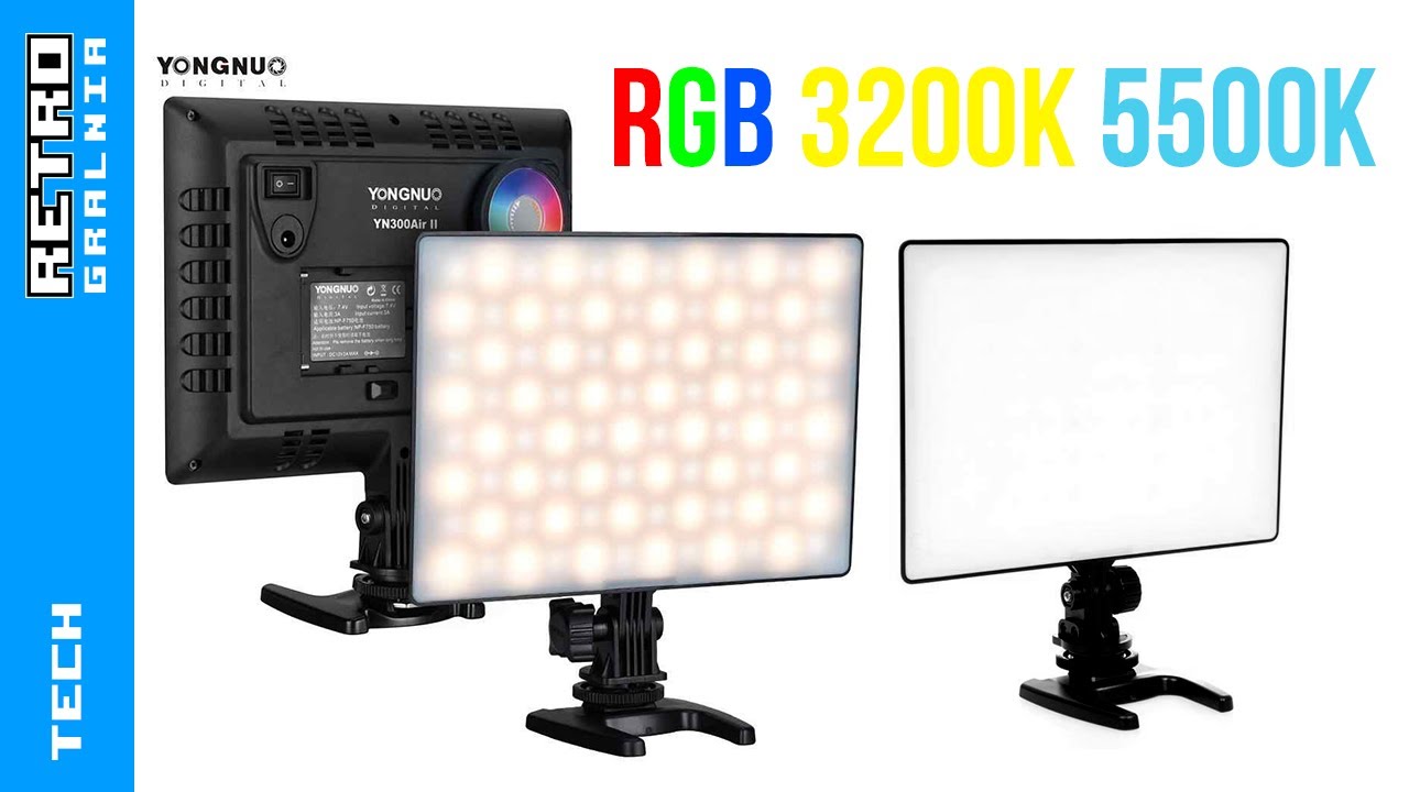 💡 Lampy YN300 AIR / YN300 AIR II RGB - Niedrogie lampy LED