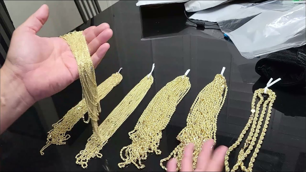HAWAII ROPE CHAINS! ANOTHER ALMOST 2 KILO 14K ROPE CHAIN ORDER!