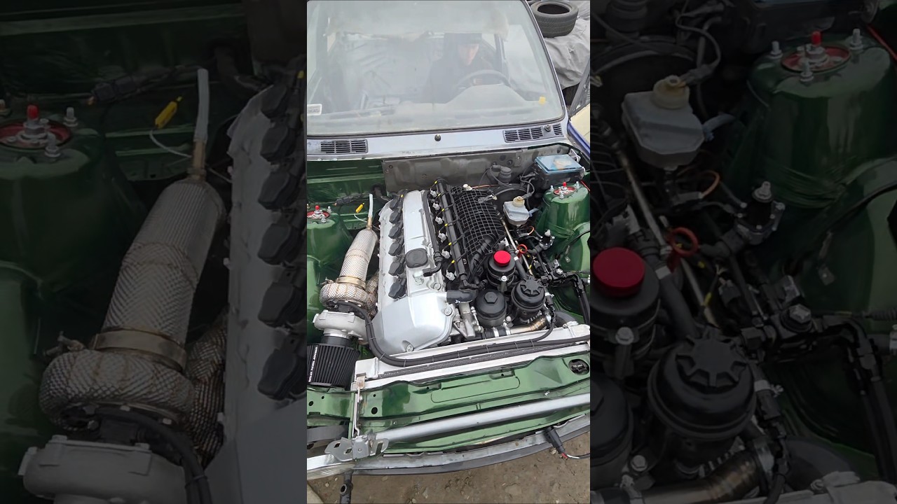 tuning bmw e30 - swap m54 + s58 m3