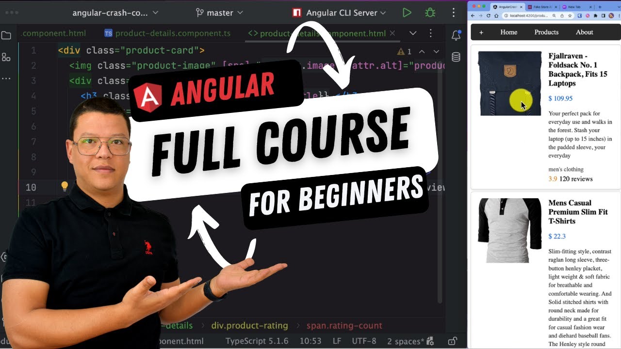 Angular Tutorial For Beginners | 3 Hours Course