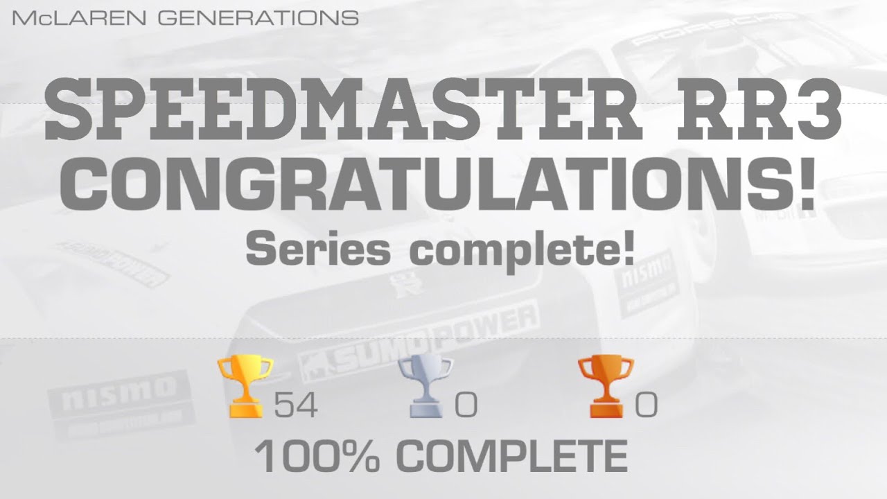 Real Racing 3 - 100% Legend - McLaren Generations PR 94.0 McLaren P1 GTR @ Spa