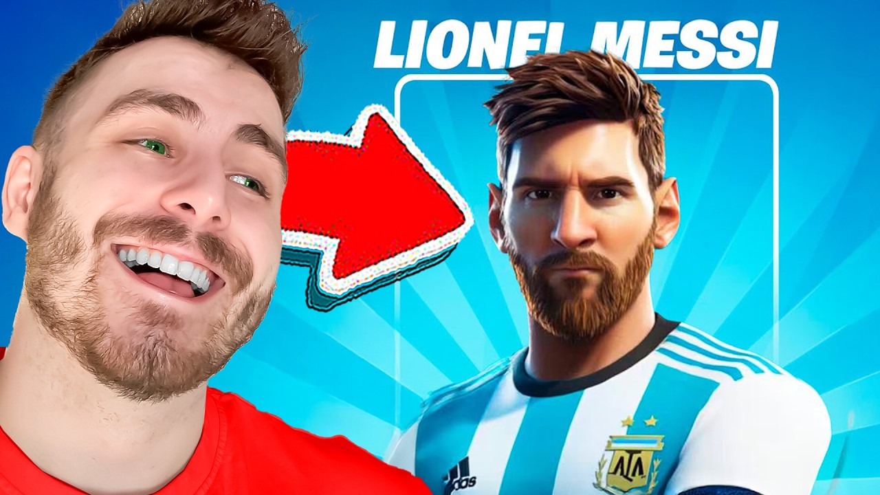 FOTBALOV&Aacute; MESSI FORTNITE CHALLENGE!!
