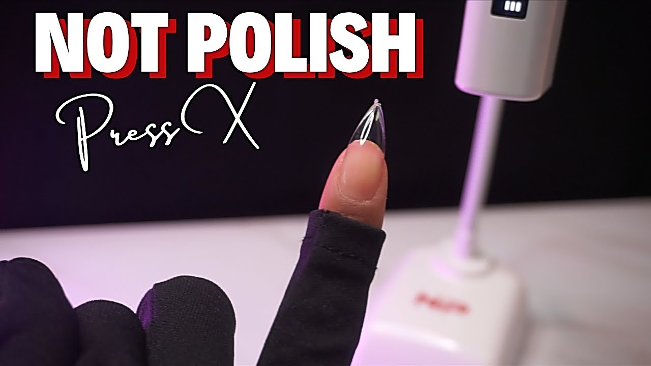 Trying Not Polish Press X Gel Nails | No Drill Application | Easy Beginner Friendly Tutorial
