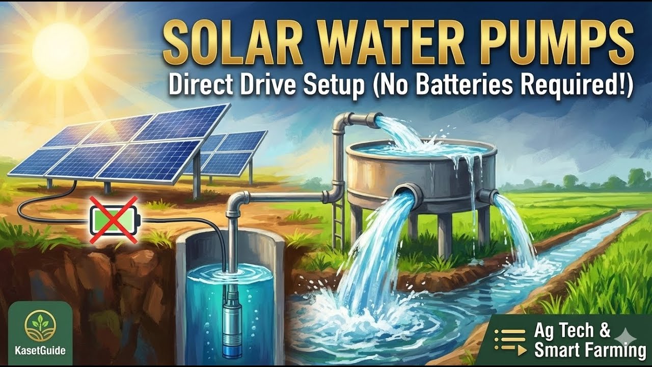 Free Water for 20 Years? 💧 Why 'Direct Drive' Solar Pumping Beats Generators & Batteries