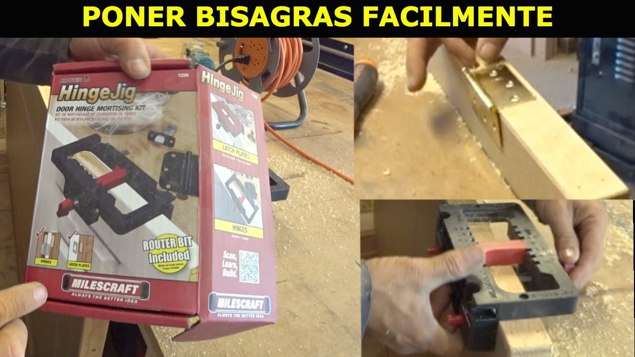 Plantilla para bisagras milescraft