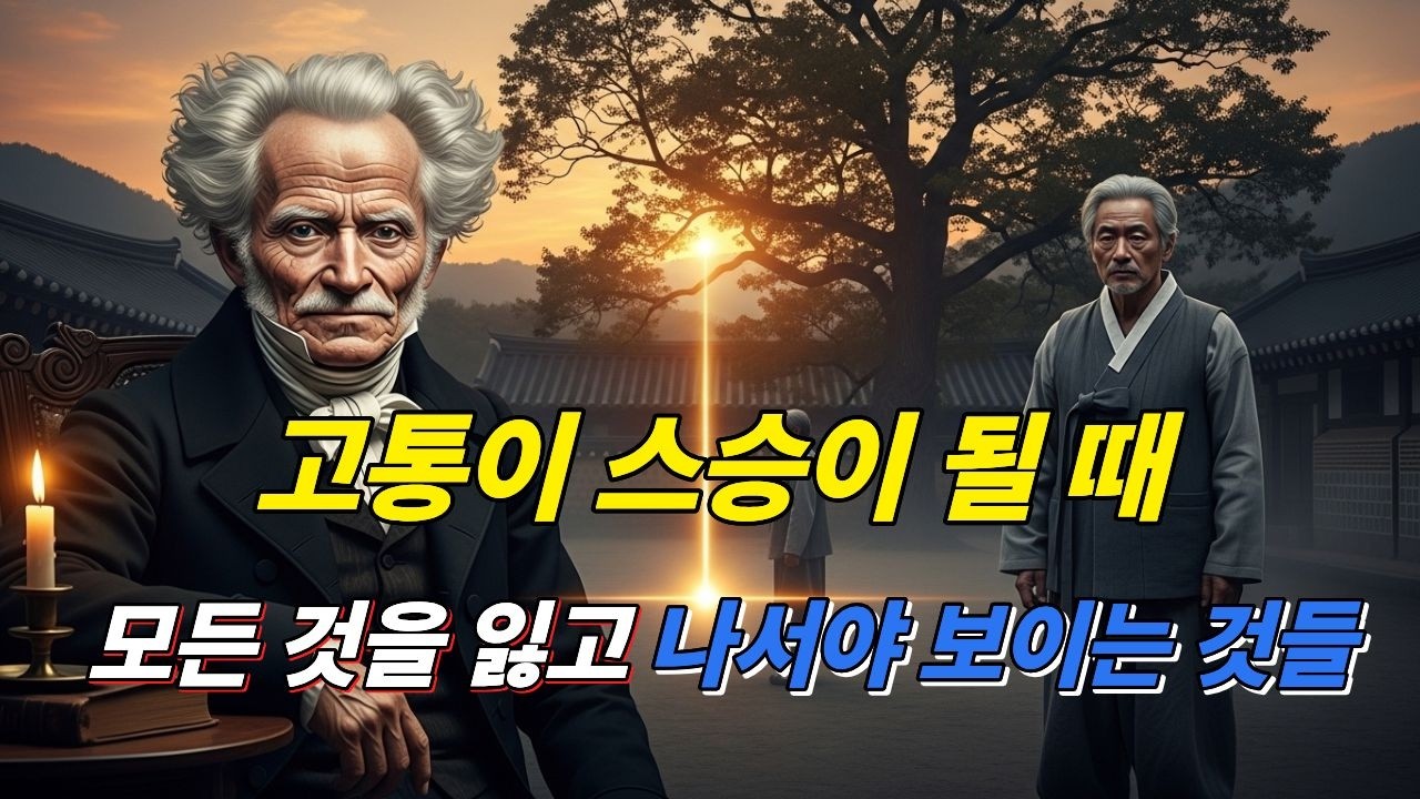 고통이 스승이 될 때 — 모든 것을 잃은 노인이 찾아낸 삶의 진실 #쇼펜하우어 #고통의철학 