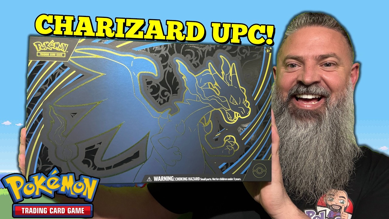 Распаковка коллекционного набора Mega Charizard Ultra Premium Collection Box!