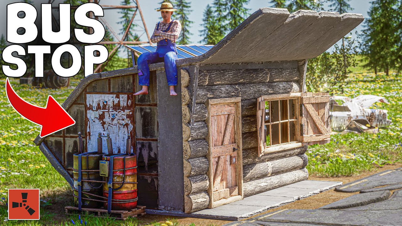 I Built the Unbuildable BUS STOP BASE in rust (200iq)