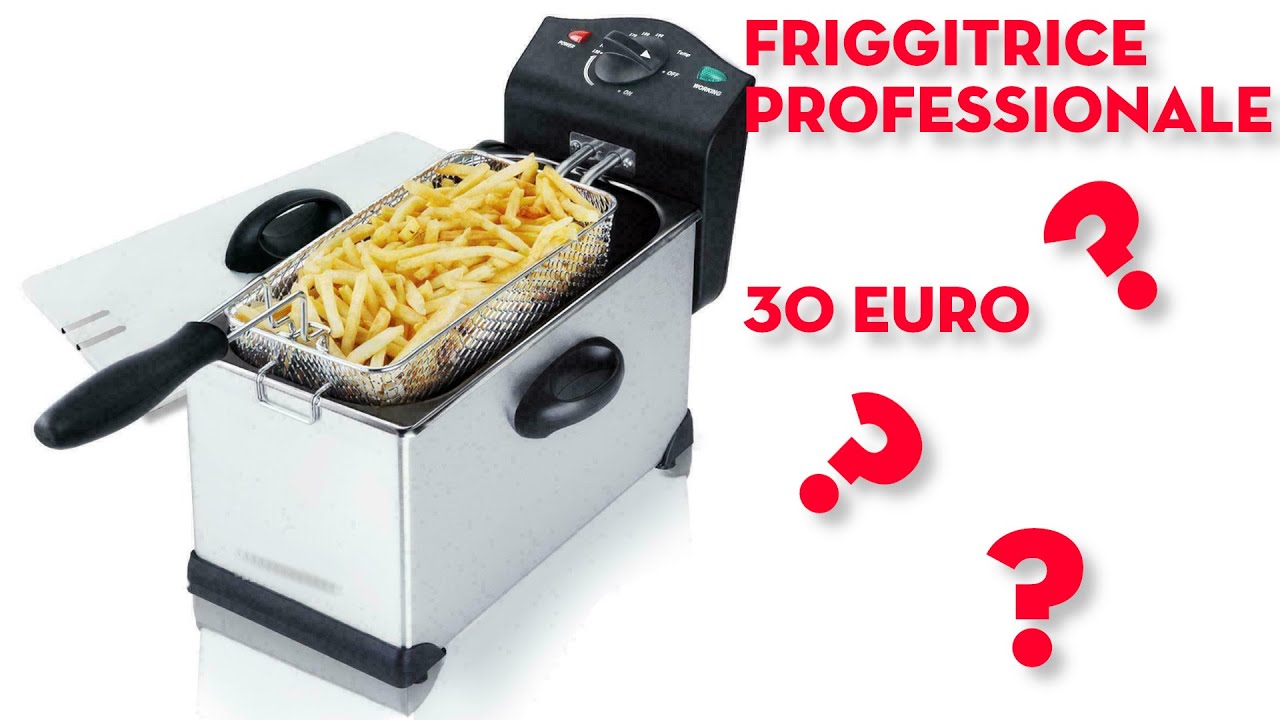 Friggitrice professionale a 30 euro? Recensione friggitrici economiche in vendita su Amazon, Ebay...