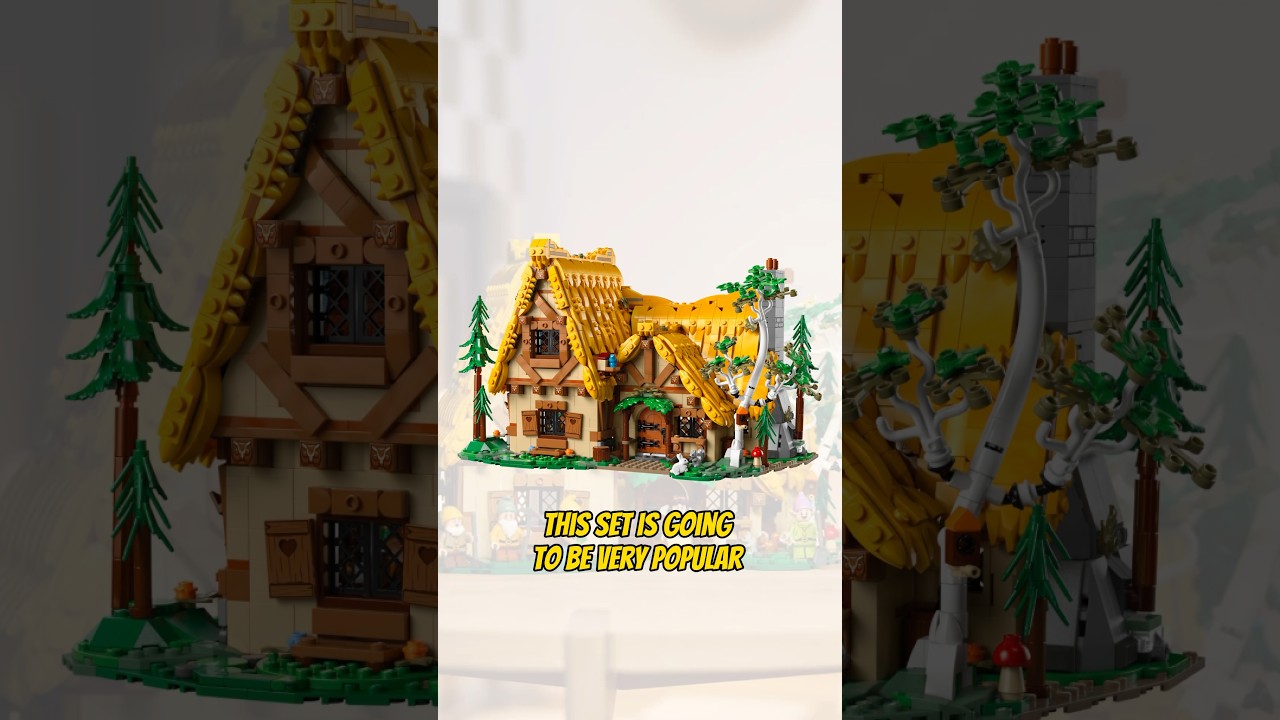 LEGO Snow White and the Seven Dwarfs Cottage is AMAZING!