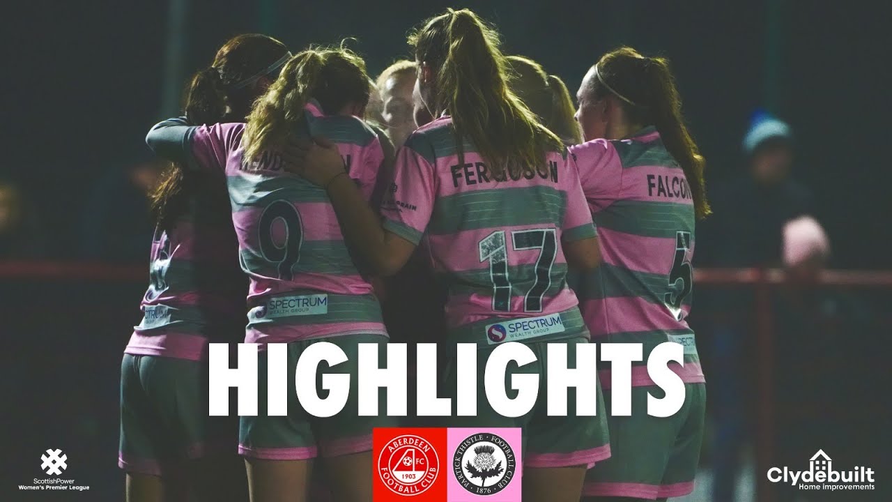 Aberdeen v Partick Thistle - Match Highlights - 16th November 2023