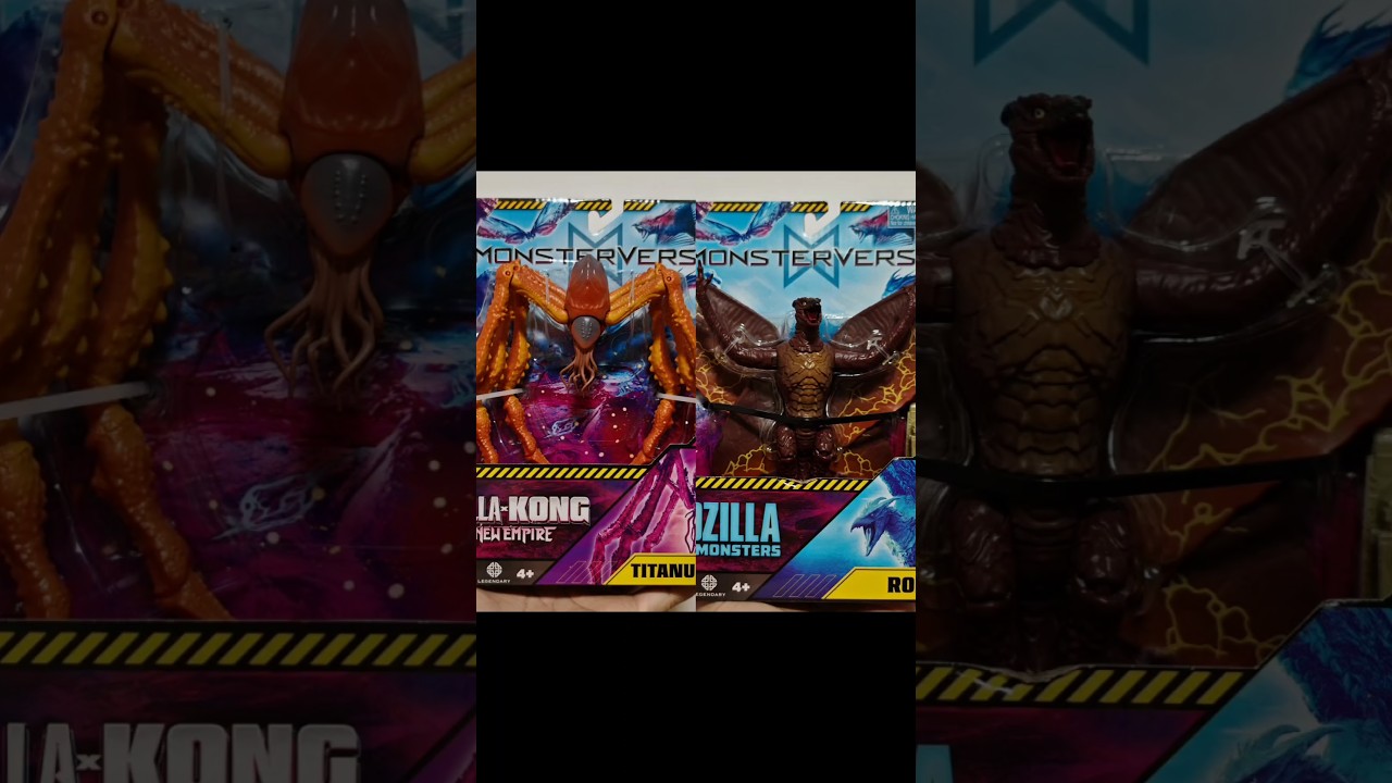 Playmates Monsterverse Rodan & Scylla #Godzilla