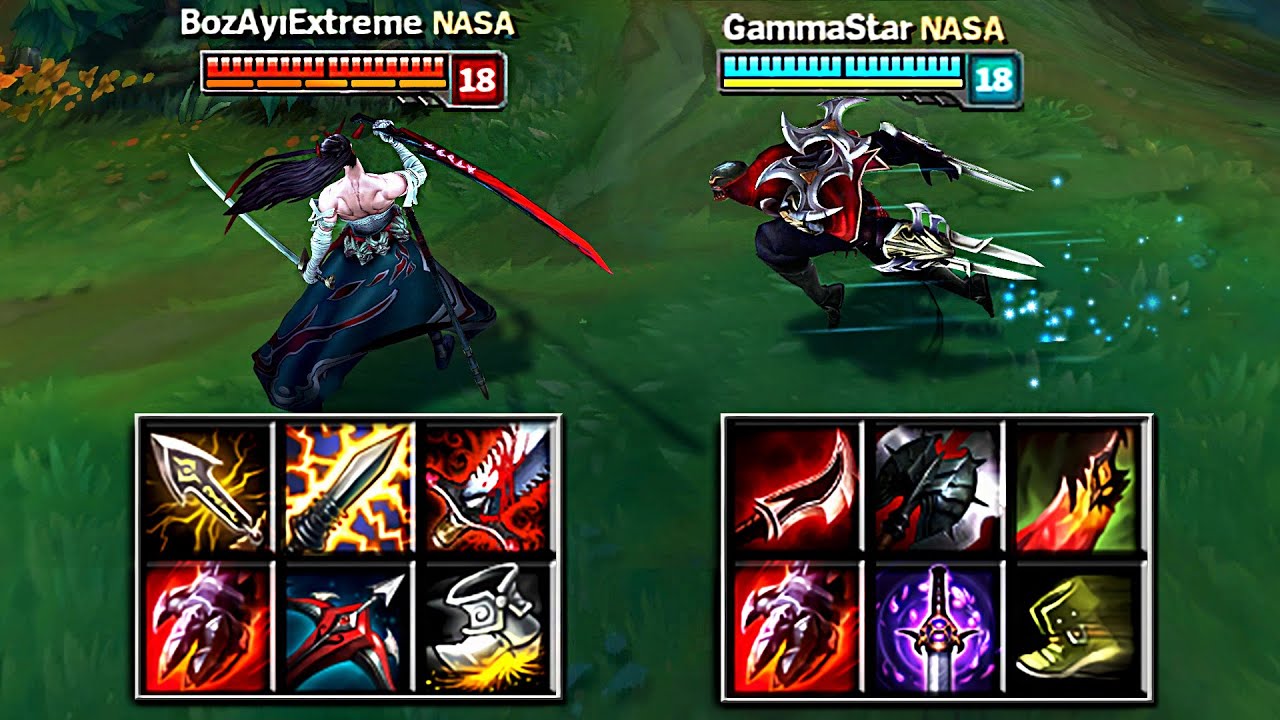 YONE vs ZED FULL BUILD FIGHTS & Best Moments!