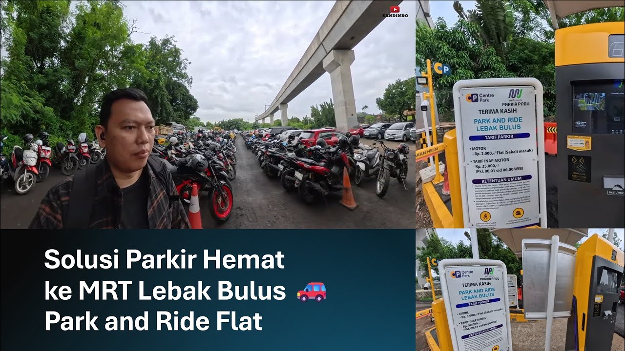 Solusi Parkir Hemat ke MRT Lebak Bulus 🚗 Park and Ride Flat
