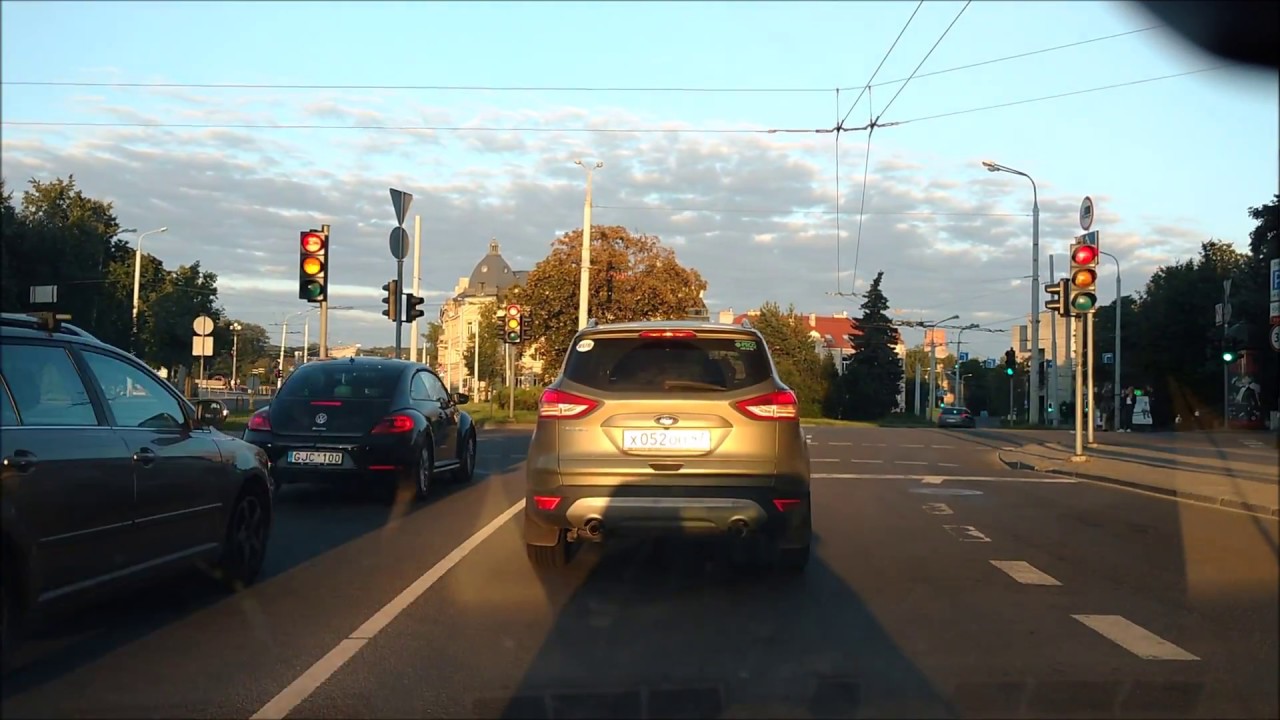 Lithuania- Vilnius city drive