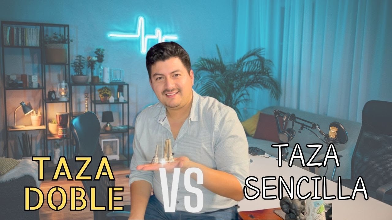 BOQUILLA para TROMPETA es mejor taza doble o taza sencilla?