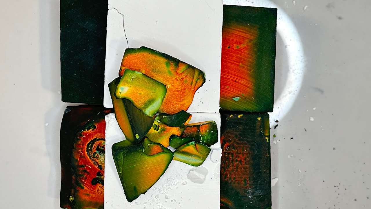 Dyed and Fresh Gym Chalk Crush ASMR