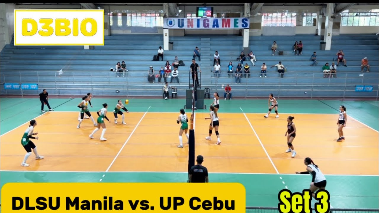 De La Salle University Manila vs. UP Cebu Women’s Volleyball Quarter Finals Set 3