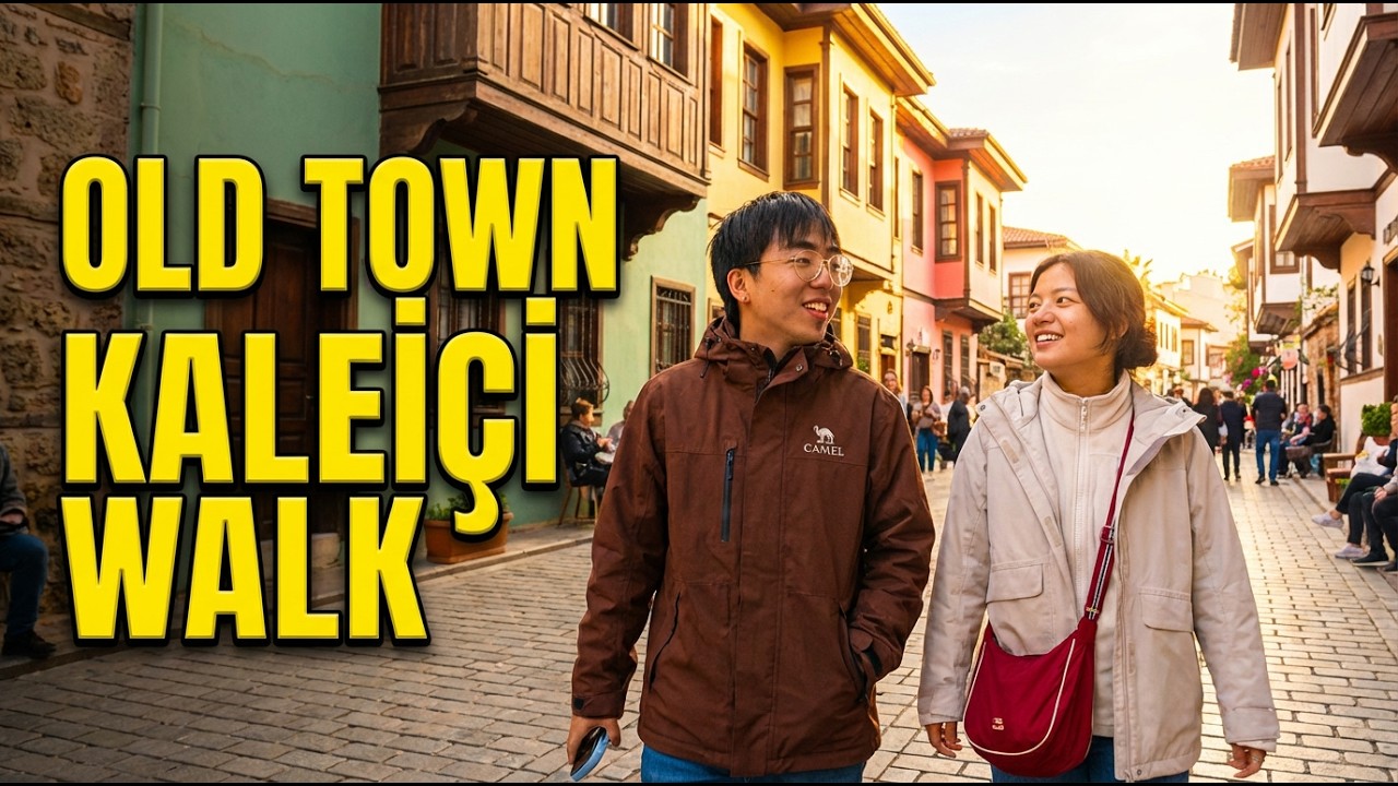Antalya Old Town (Kaleiçi) Morning Walk | Peaceful Streets in 4K