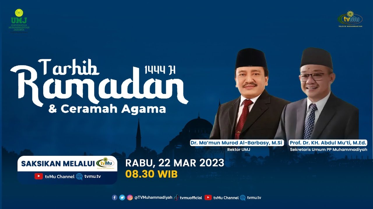 Tarhib Ramadan 144H dan Ceramah Agama