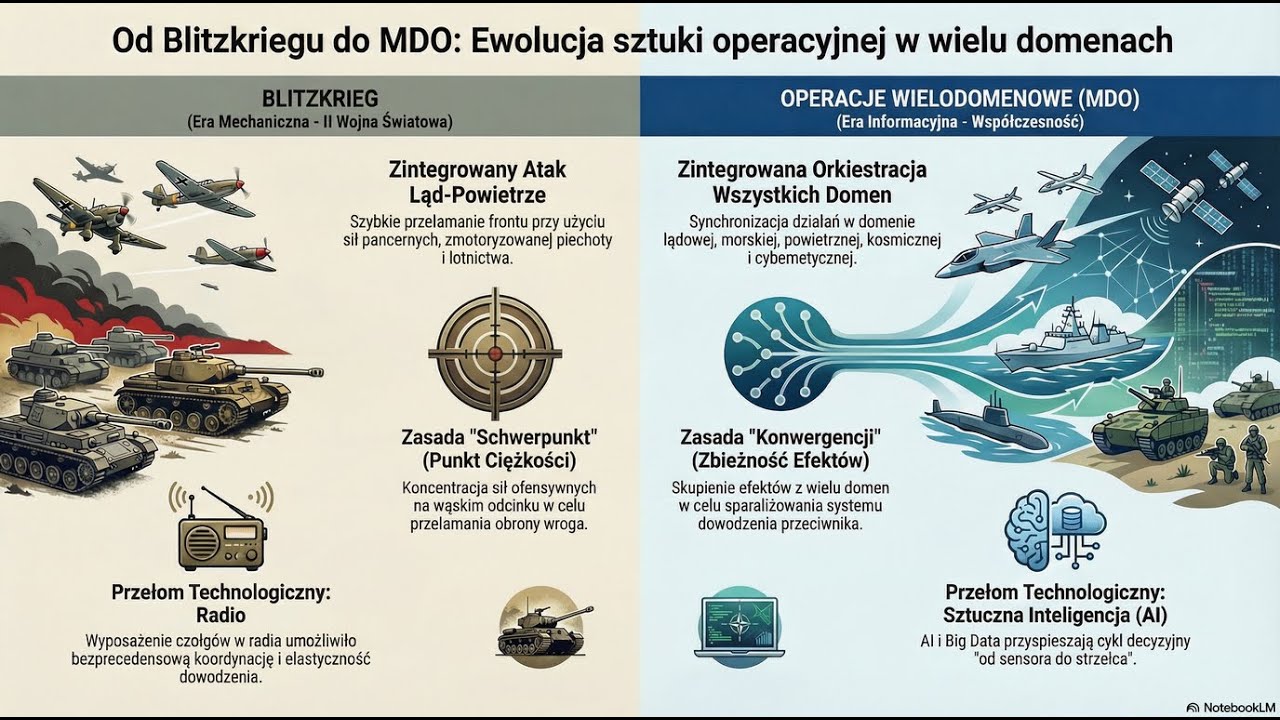 Od Niemieckiego Blitzkriegu do operacji wielodomenowych