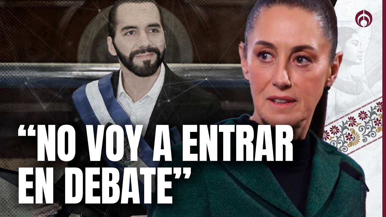 Bukele critica violencia en México; Sheinbaum responde con mesura