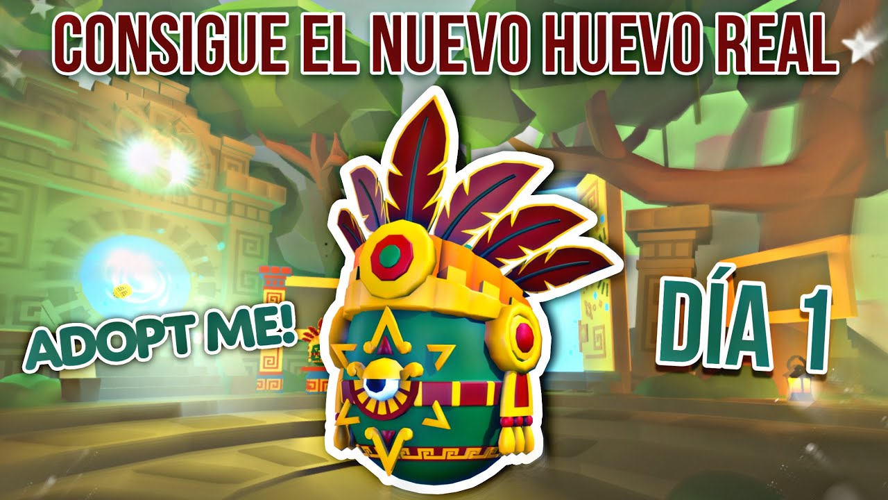 😱 CONSIGUE el HUEVO AZTECA REAL ANTES de su LANZAMIENTO OFICIAL en ADOPT ME 🥚 - DÍA 1