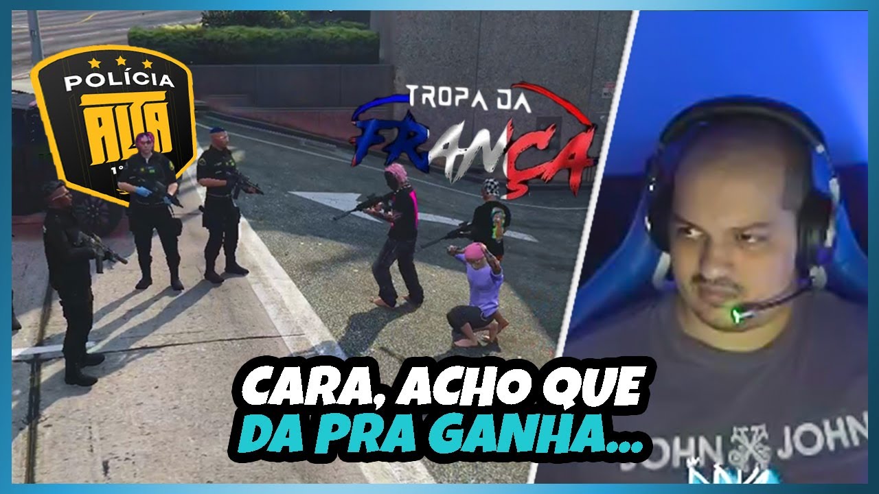 FRANÇA vs POLÍCIA ARENA MAZE BANK MELHORES MOMENTOS! | CDA GTA RP