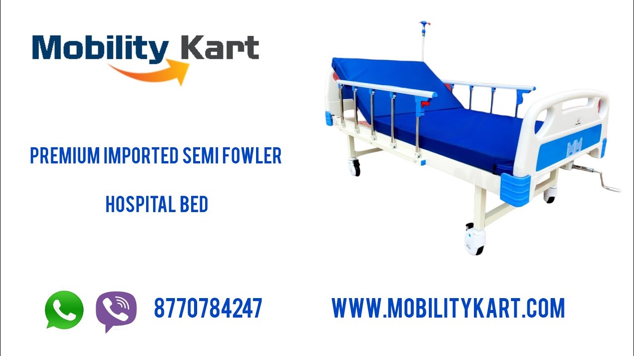 Импортная больничная кровать Semi Fowler премиум-класса | Доступна в аренду или для покупки в Мумбаи
