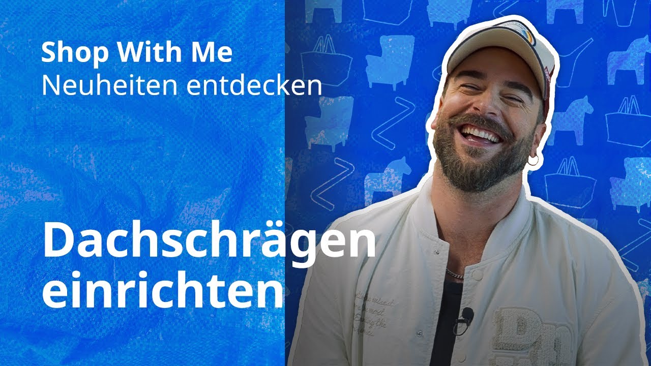 Wie gestalte ich Räume mit Dachschrägen? I IKEA Shop With Me mit Eric Schroth