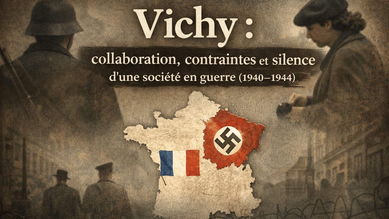 Vichy : collaboration, contraintes et silence d’une société en guerre (1940–1944)