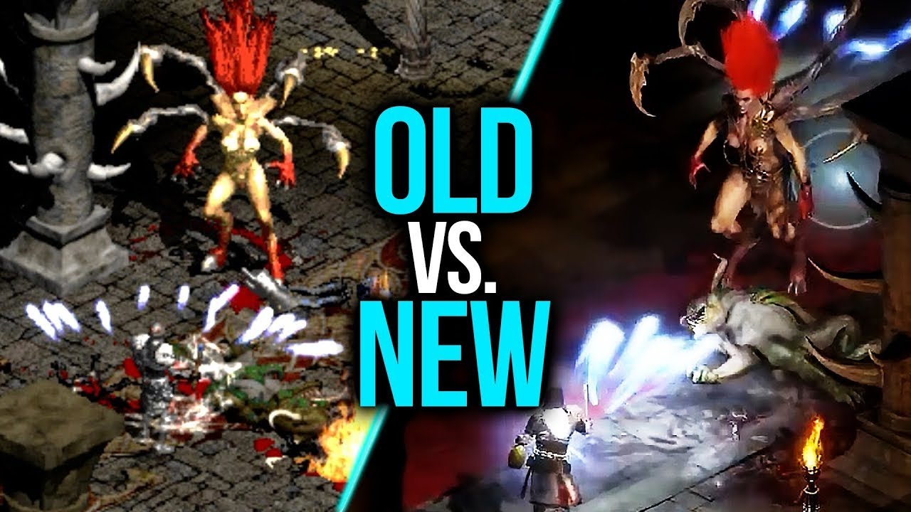 Diablo II: Resurrected | Remake vs Original | Early Graphics Comparison