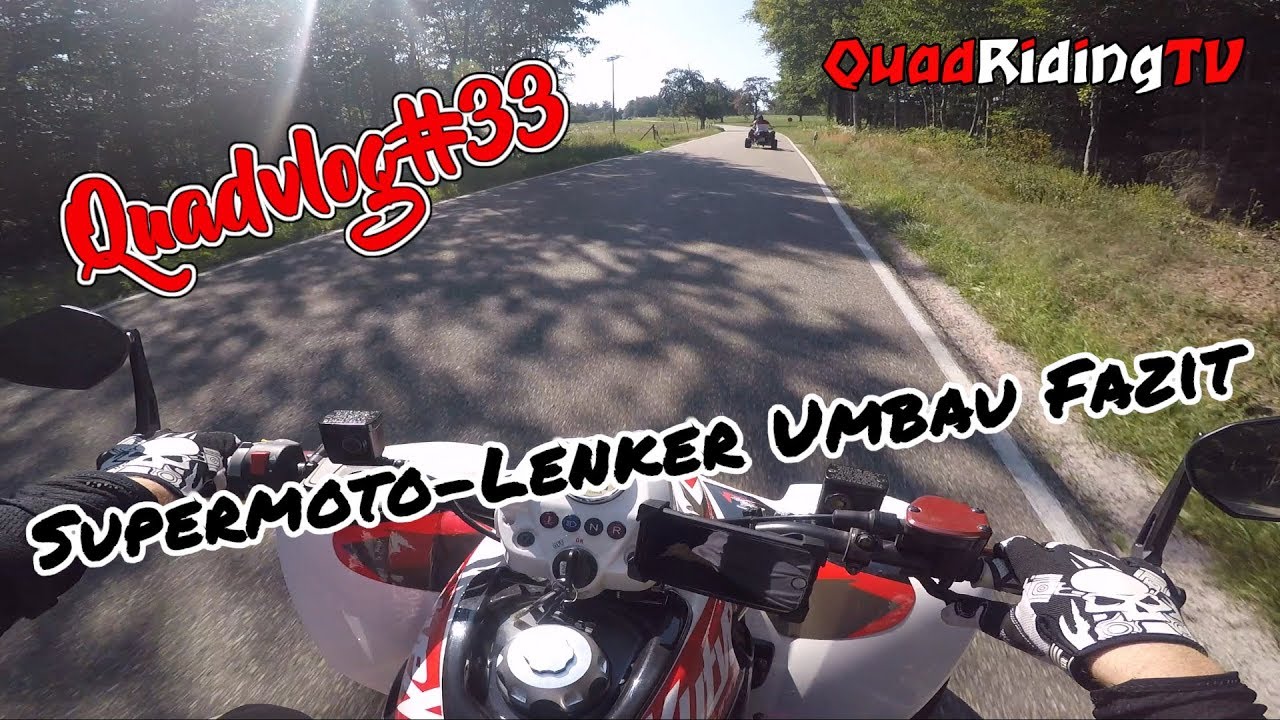 Supermoto-Lenker Umbau Fazit # Kymco Maxxer 300 # Quad Vlog 33