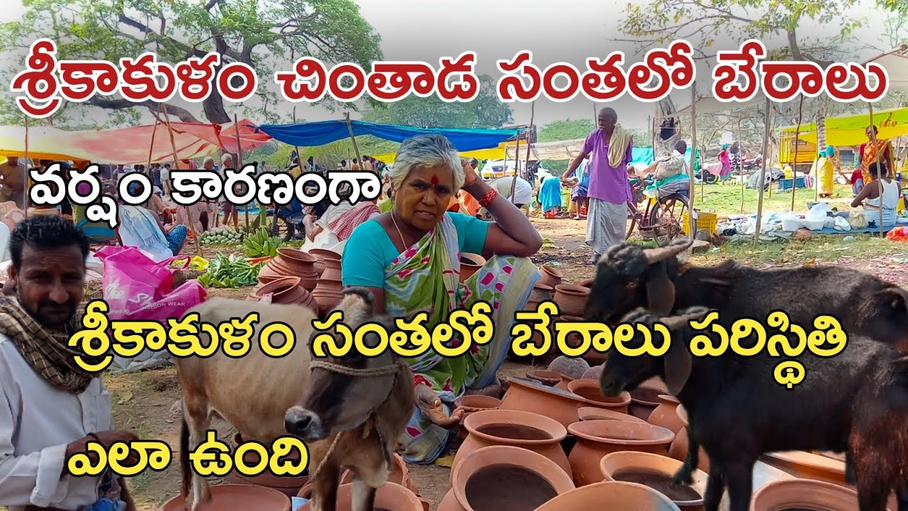 village market santha in srikakulam | chintada santha | @SikkoluTraveller9