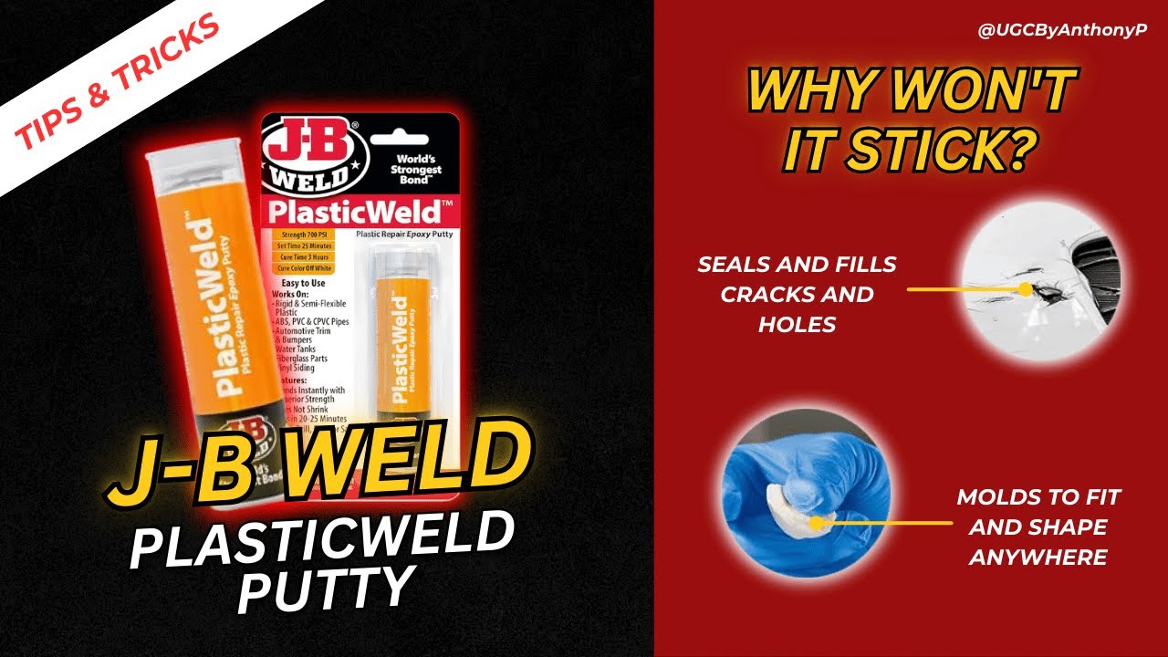 J-B Weld PlasticWeld Putty Review &ndash; How to Use It Correctly (Avoid These Mistakes)