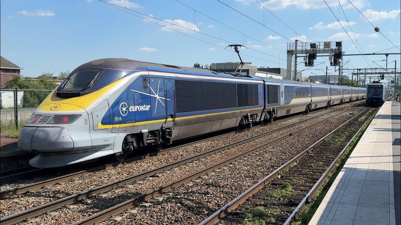 TRAINS IN PARIS! LOTS OF TGV, EUROSTAR, THALYS, RER, TRANSILIEN AND MORE AT SAINT DENIS STATION